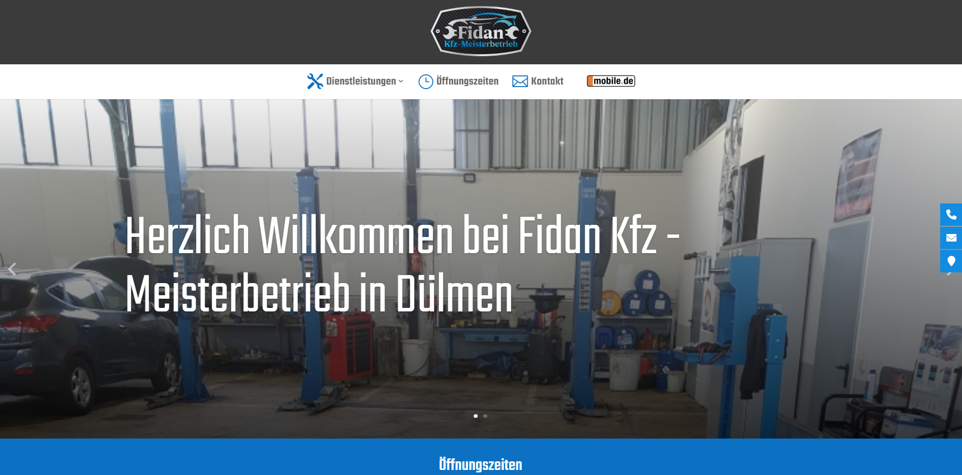 fidan website project